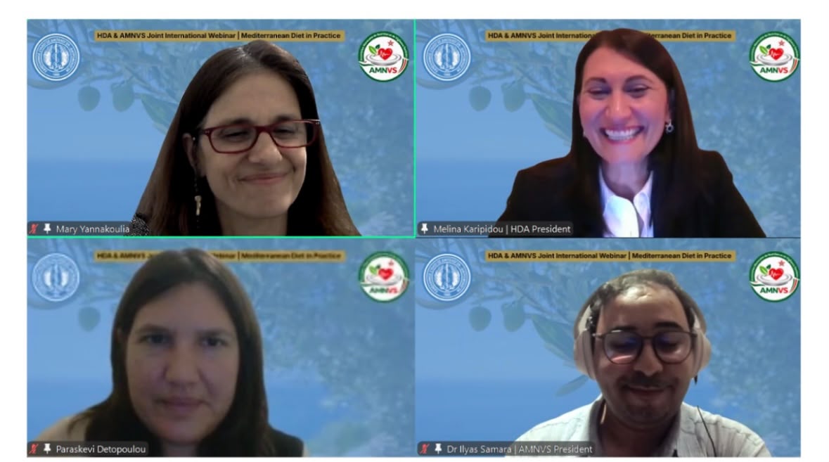 Les intervenants de l’AMNVS et de la HDA réunis pendant le webinaire du 15 octobre 2026 · 1/3